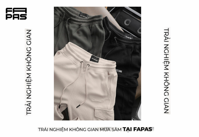 Các mẫu quần jogger nam đẹp hiện nay