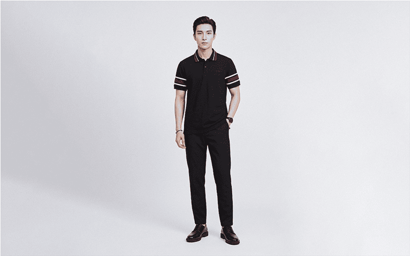 Outfit nam phong cách Monochrome lịch lãm với áo sơ mi và quần tây/kaki