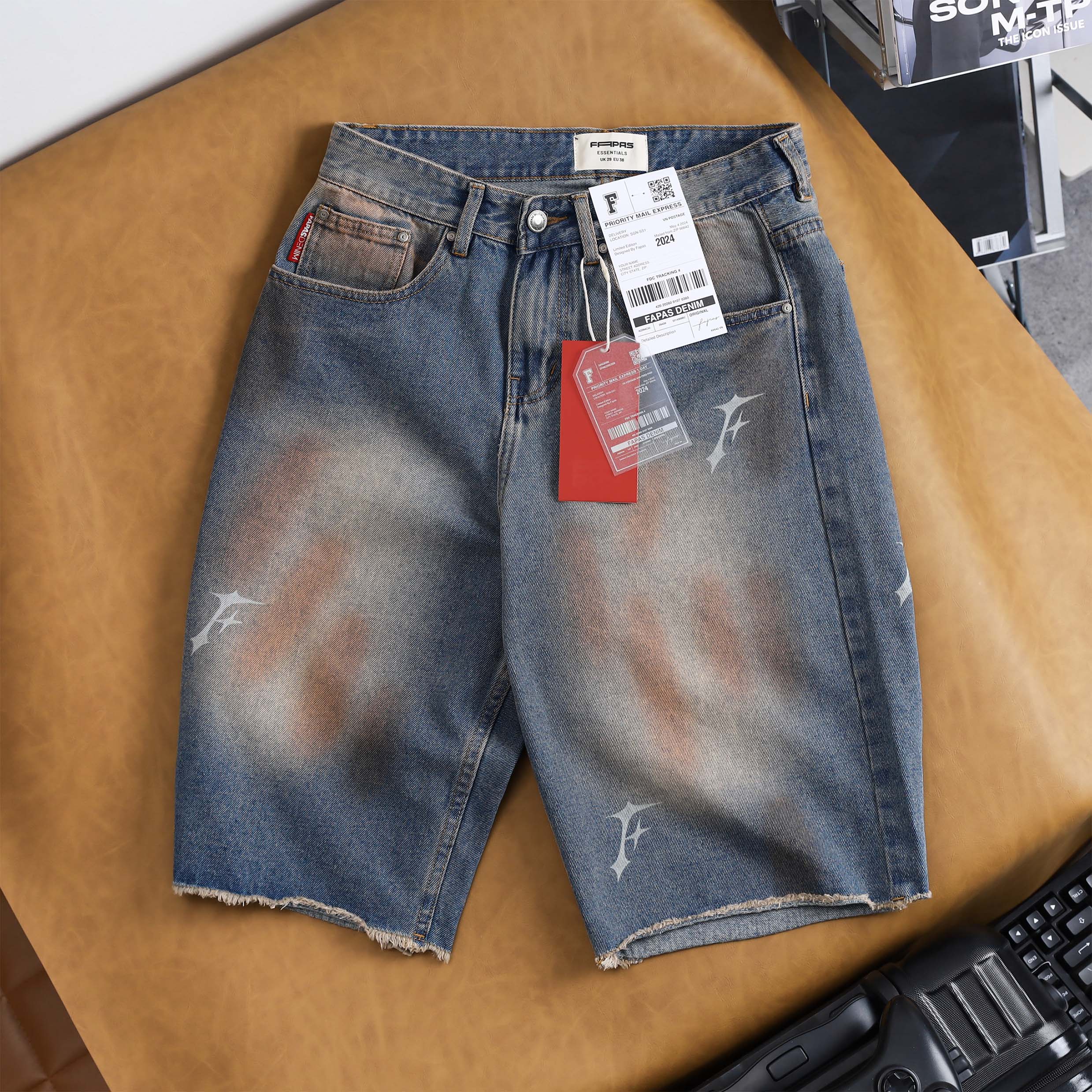 Short Jean Fapas Straight Fit Rapstar