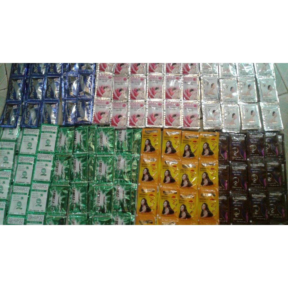 Sữa tắm dầu gội gói