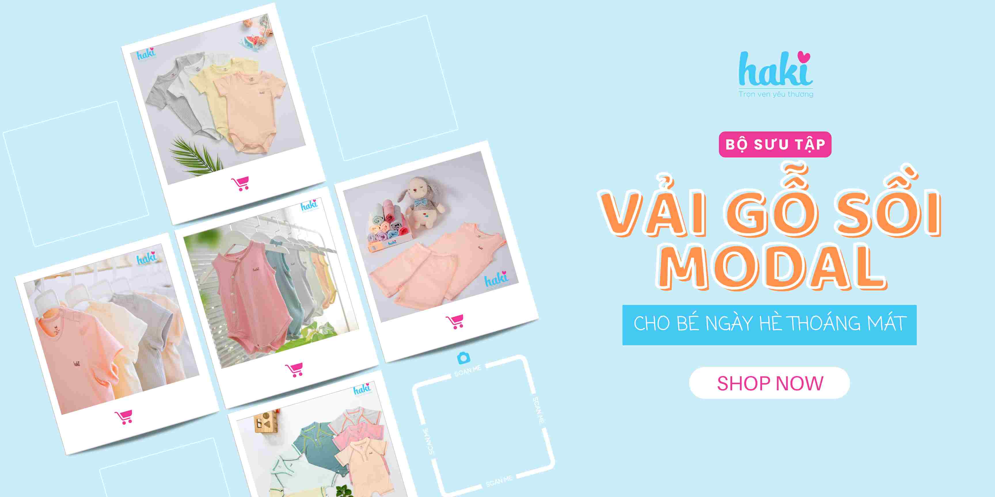 Bộ sưu tập vải gỗ sồi nhà Haki – sự thoáng mát lý tưởng cho bé trong mùa hè