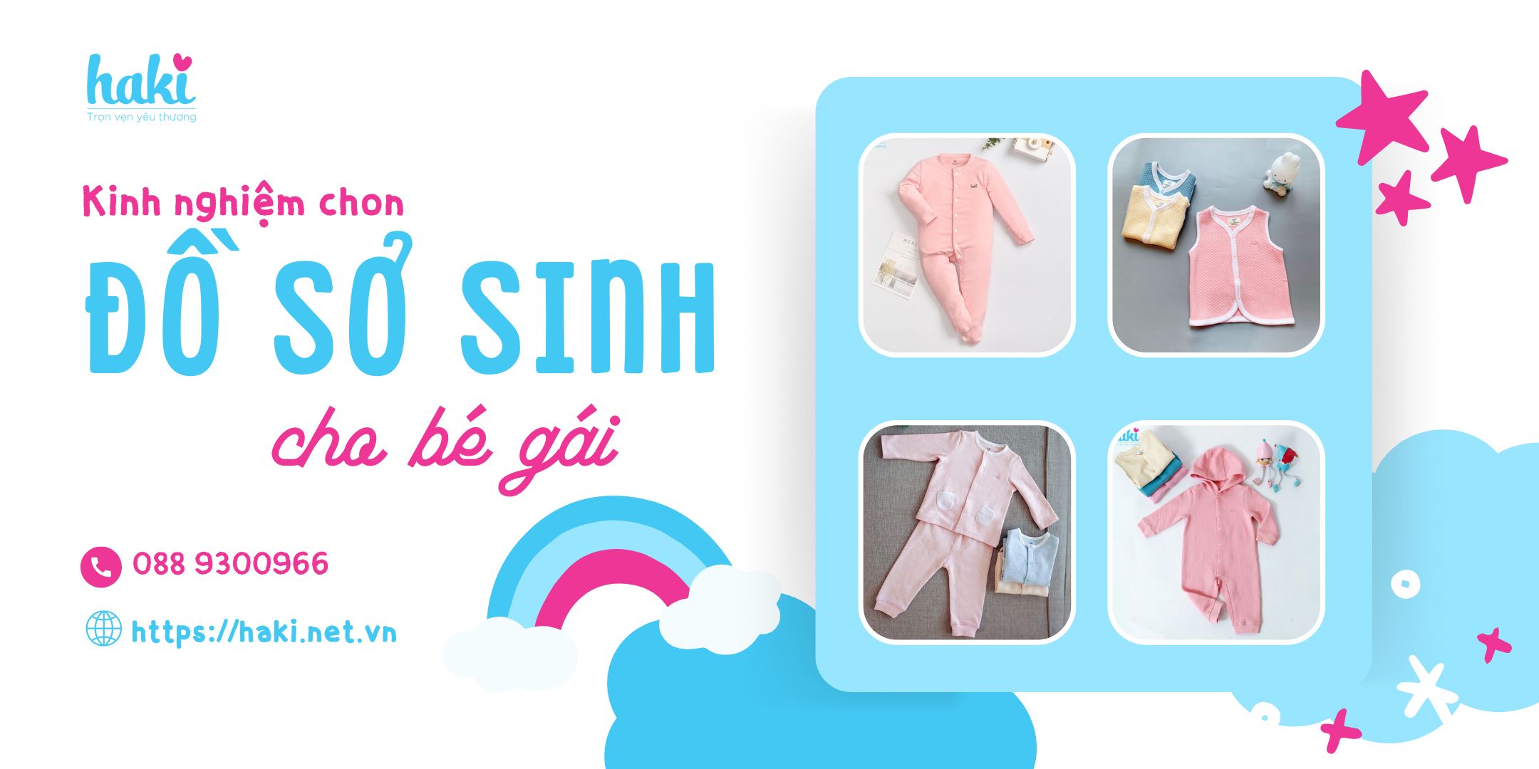 Kinh nghiệm chọn đồ sơ sinh cho bé gái