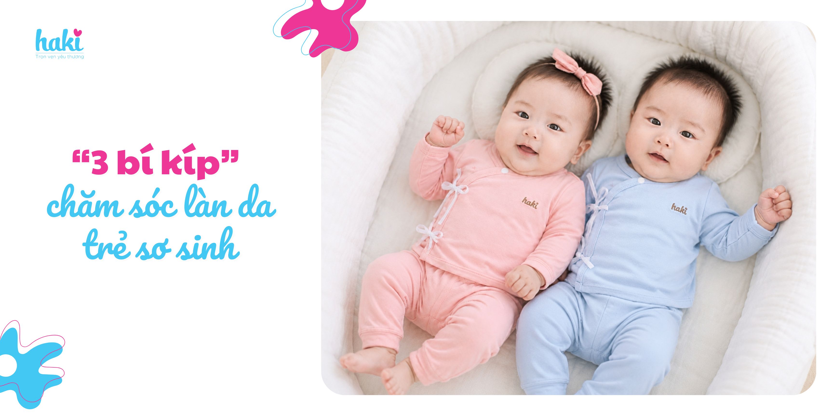 3 bí kíp chăm sóc làn da của bé sơ sinh
