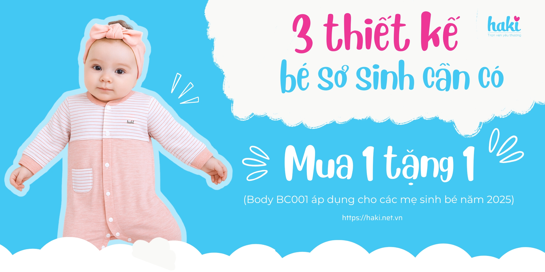 3 thiết kế quần áo mọi em bé sơ sinh cần có