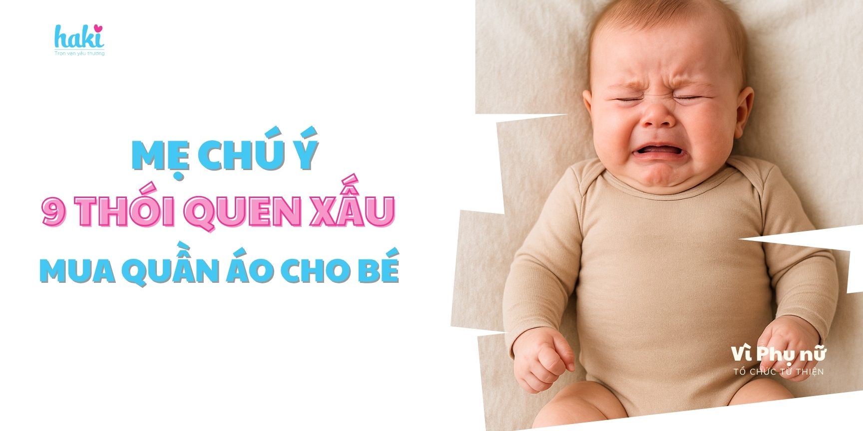 9 thói quen xấu khi chọn quần áo trẻ em mẹ nên tránh