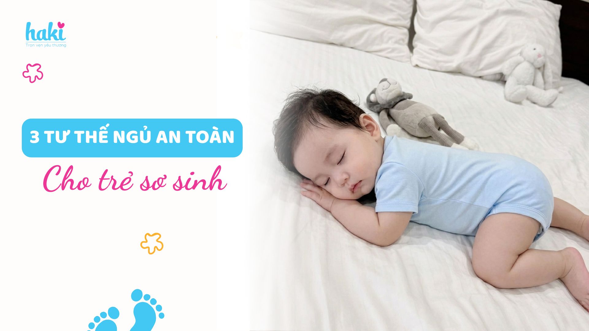 Tư thế ngủ an toàn cho trẻ sơ sinh