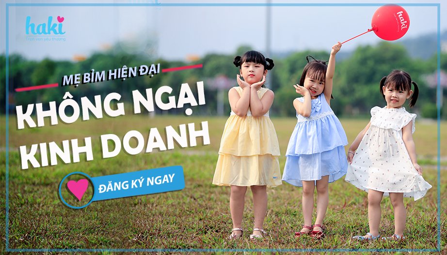 Cộng tác viên bán quần áo trẻ em cao cấp Haki – không cần vốn, vẫn có lãi
