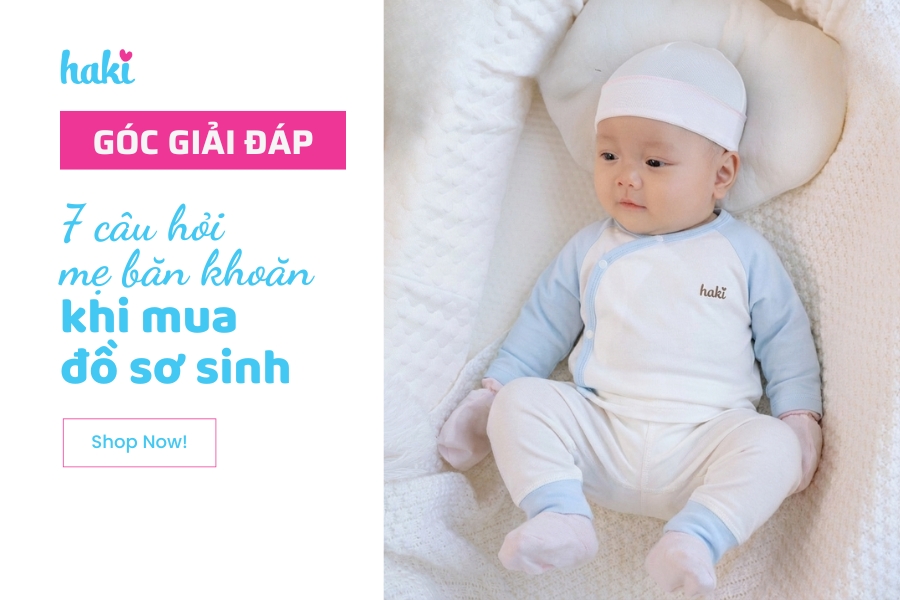 Giải đáp 7 câu hỏi mẹ hay băn khoăn khi mua đồ sơ sinh online
