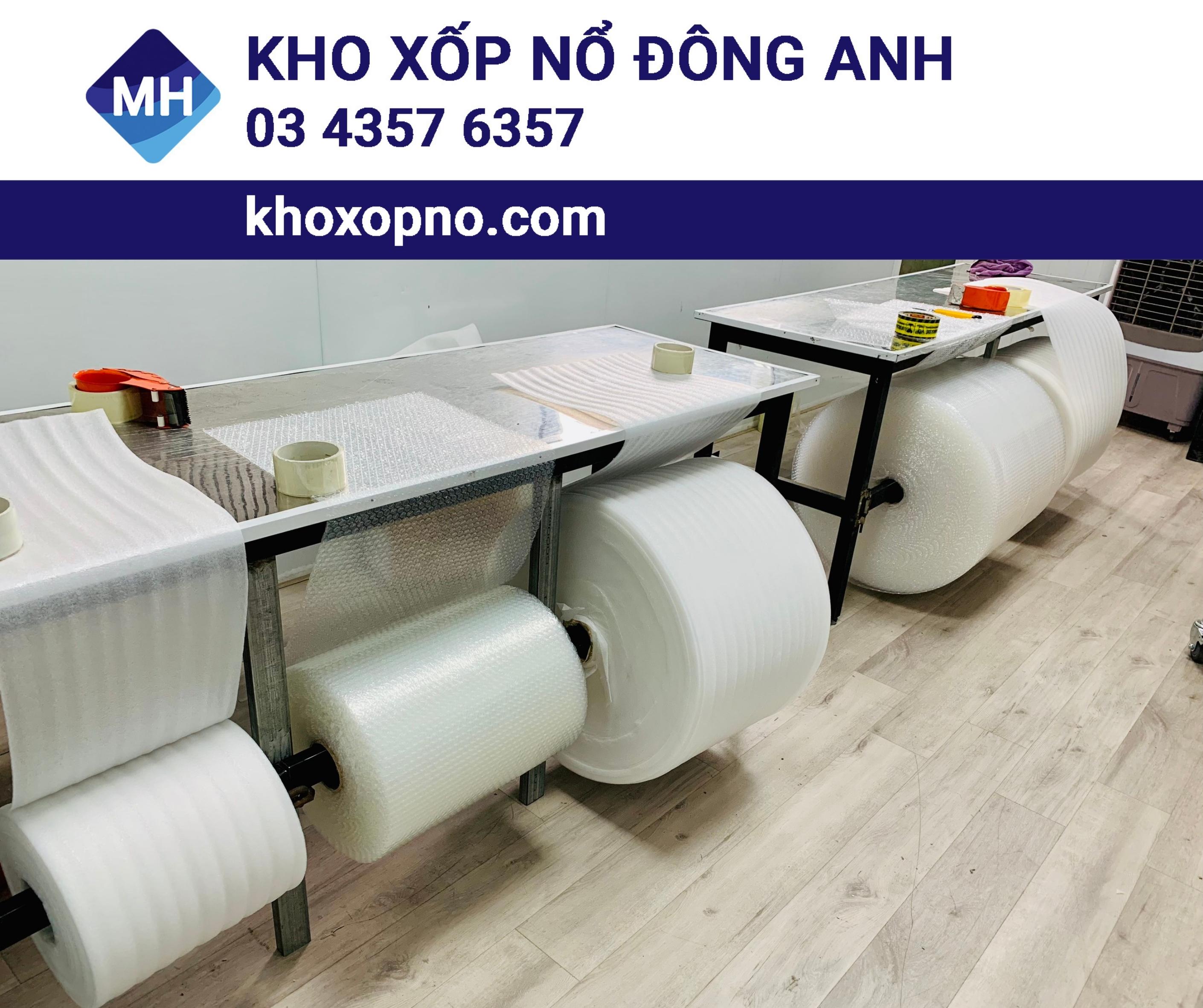 Cách đóng gói hàng hóa bằng cuộn xốp hơi và xốp foam