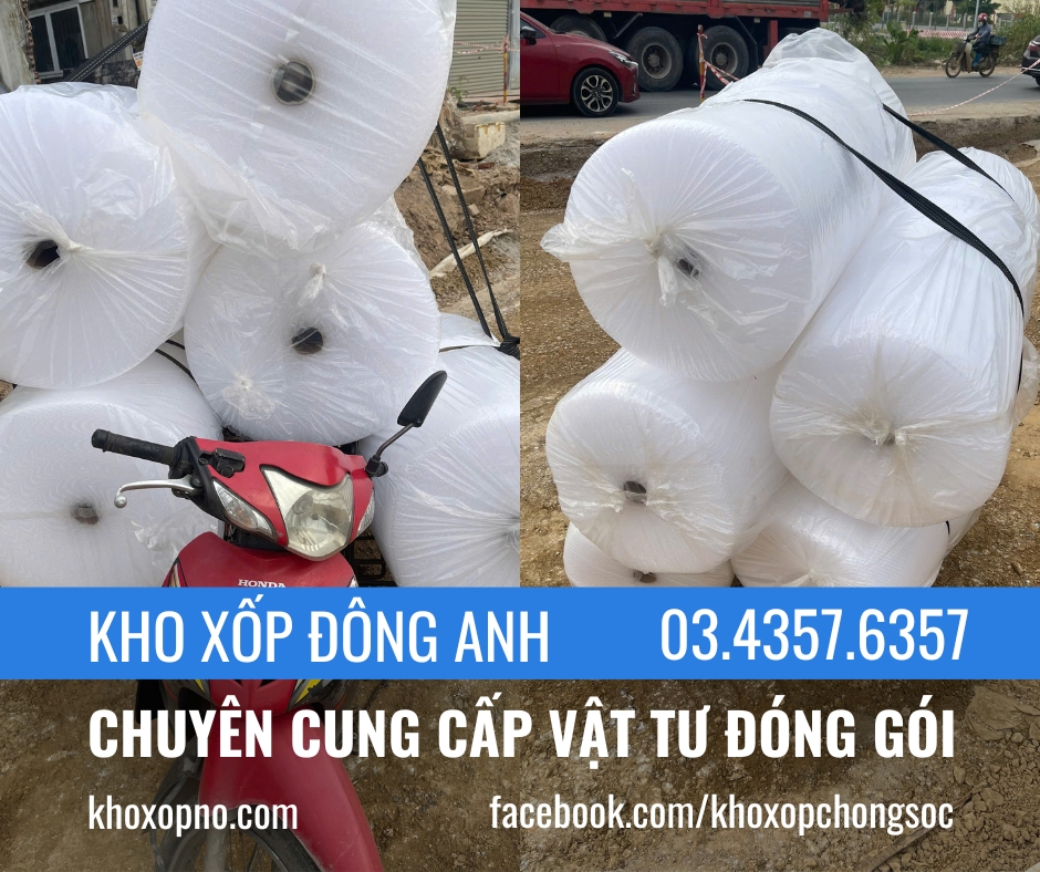 Mua vật tư đóng góixốp hơi bọc hàng tại Đông Anh