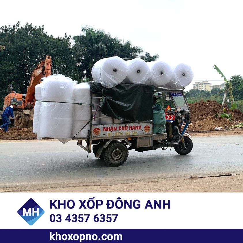 Kho xốp Đông Anh cung cấp xốp hơi, cuộn xốp khí, xốp đóng hàng, xốp nổ, màng xốp, xốp nổ chống sốc