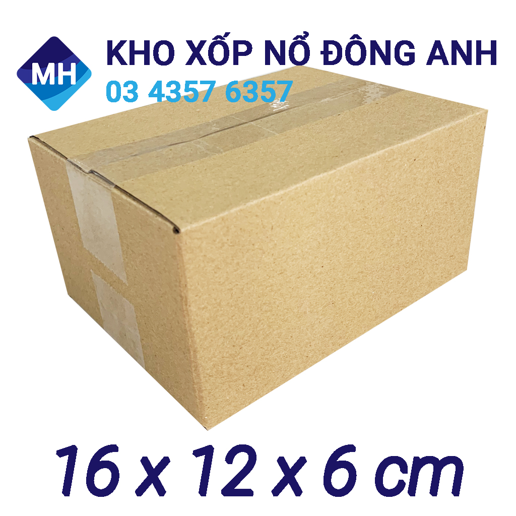 Hộp carton 16x12x6 cm