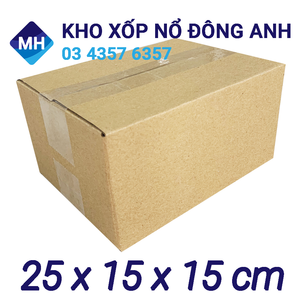 Hộp carton 25x15x15 cm