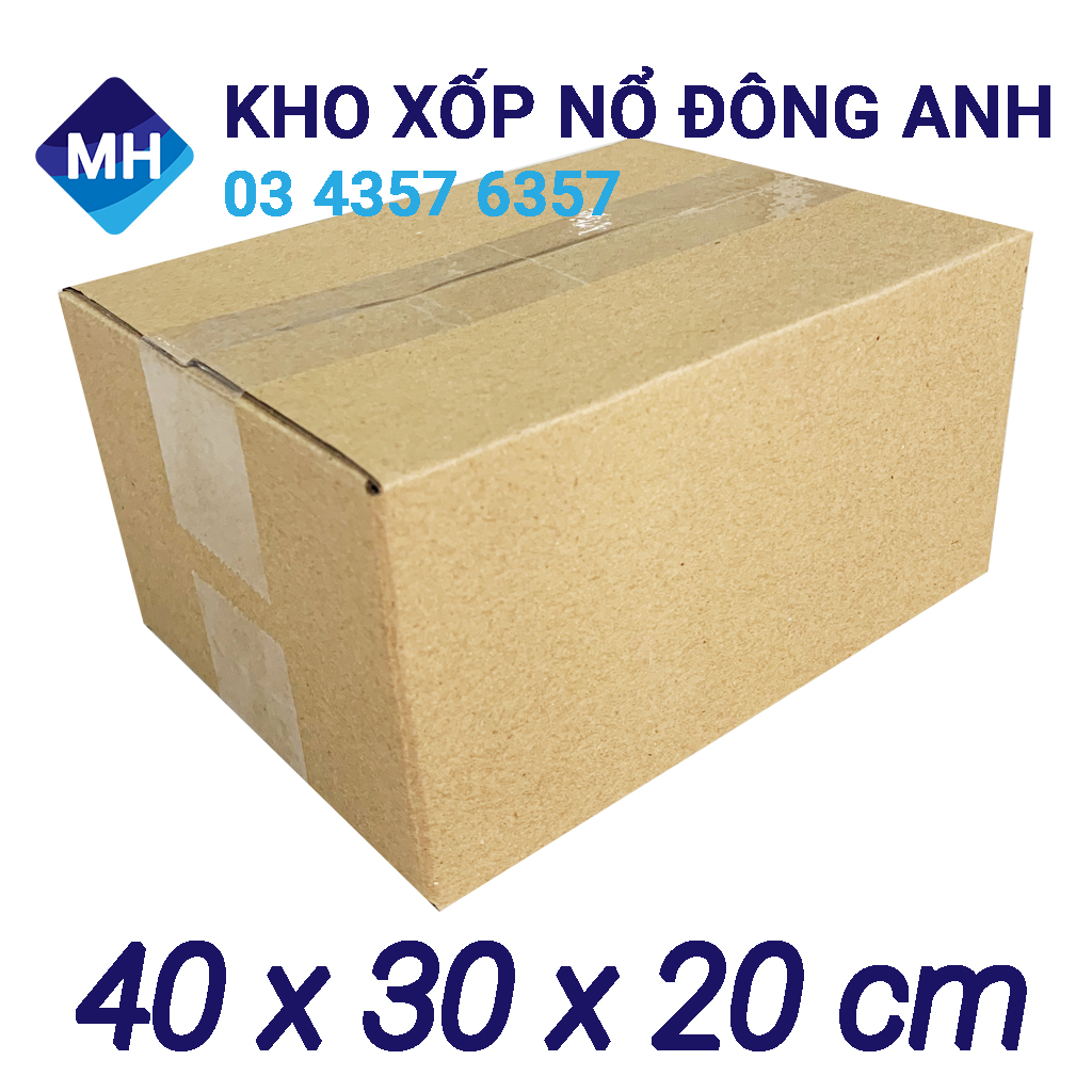 Hộp carton 40x30x20 cm