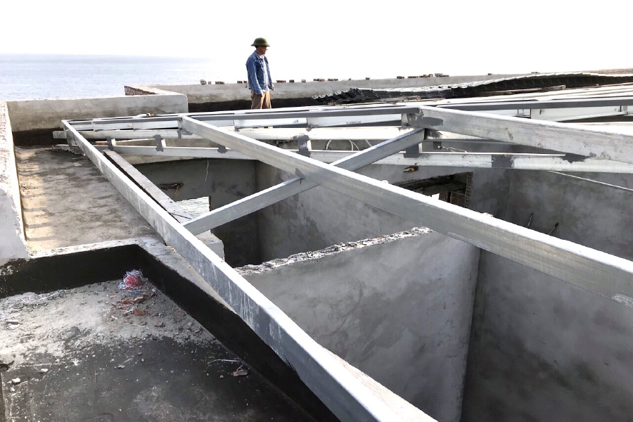 CÔNG TRÌNH LỢP MÁI TÔN