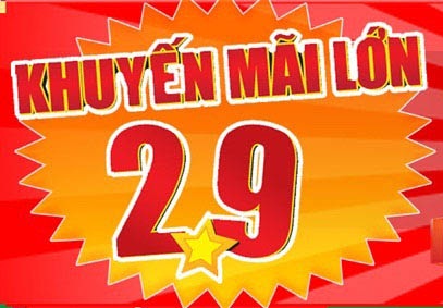 Giảm giá đặc biệt nhân ngày quốc khánh 2/9