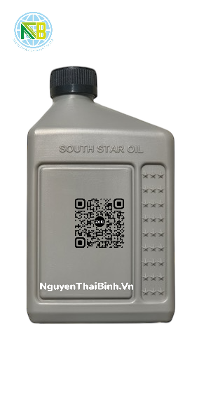 Chai Nhựa HDPE 1 Lít Miệng 34mm Vuông Đựng Dầu Nhớt, Hóa Chất