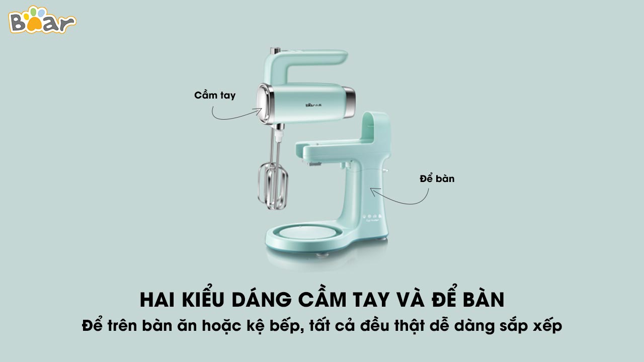 Máy đánh trứng để bàn Bear DDQ-B03V1 BearVietnam