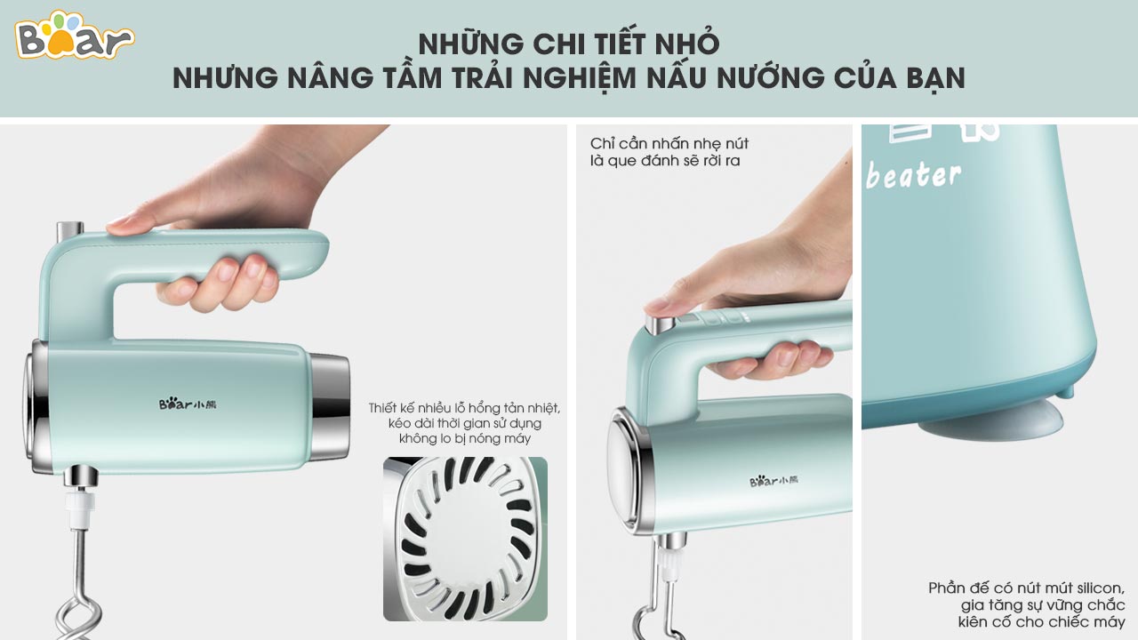 Máy đánh trứng để bàn Bear DDQ-B03V1 BearVietnam