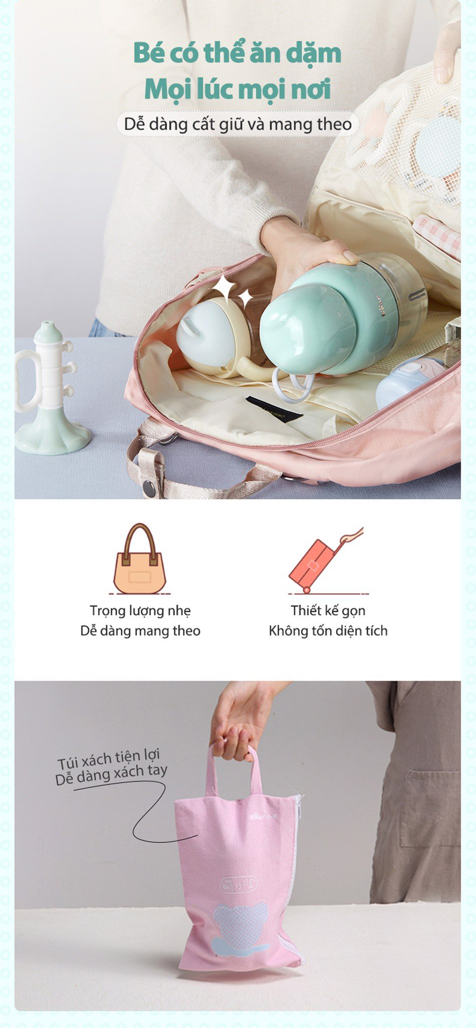 Dễ dàng mang theo