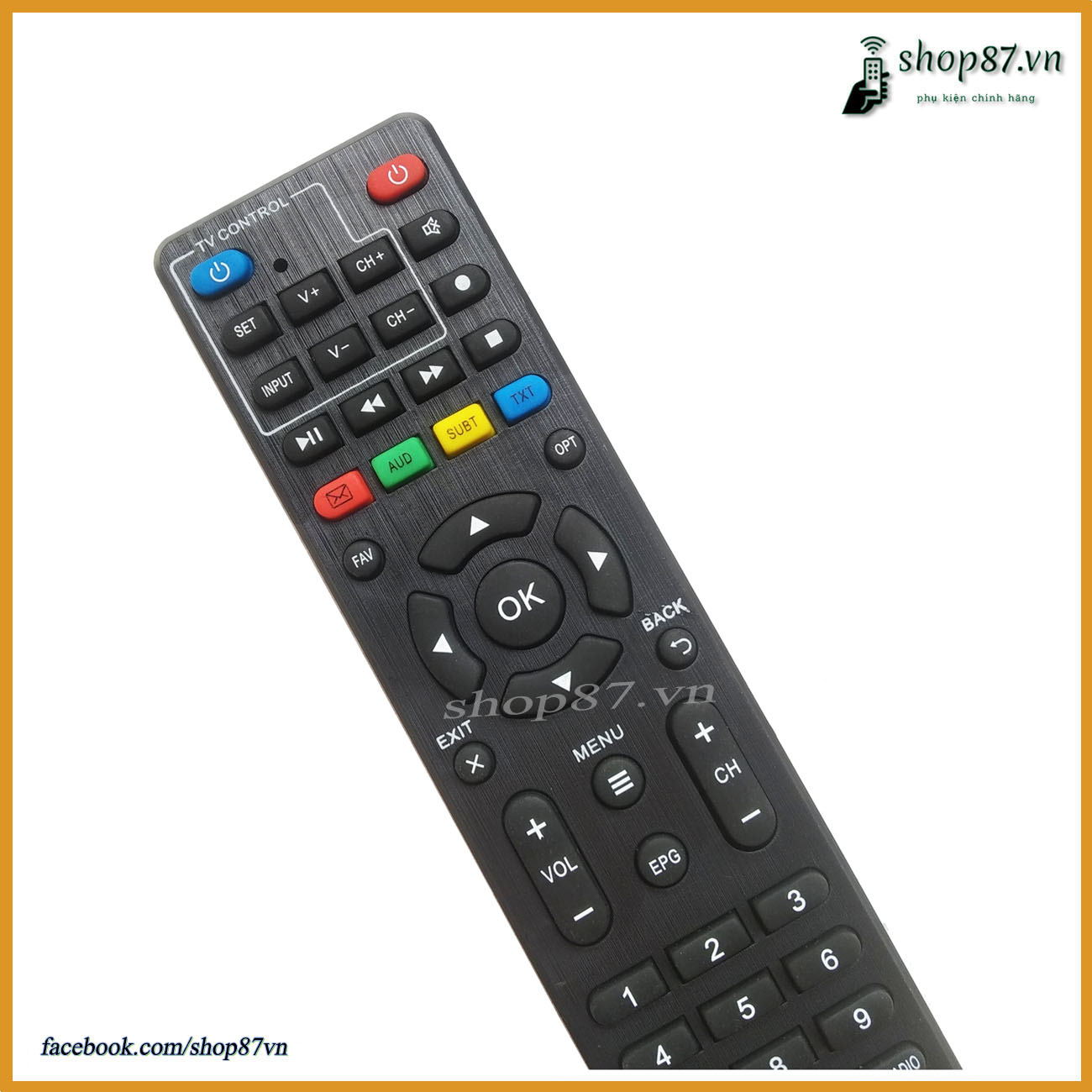Điều khiển đầu thu VTVcab HD chính hãng model DTC3445