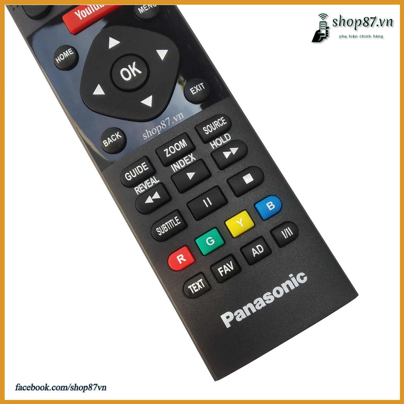 Điều khiển tivi Panasonic youtube giọng nói chính hãng Shop87.vn ...