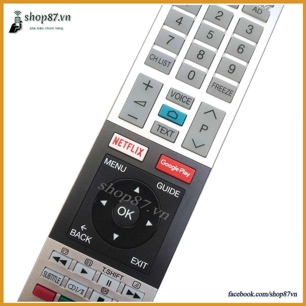 Điều khiển TV Toshiba giọng nói CT-8536 chính hãng