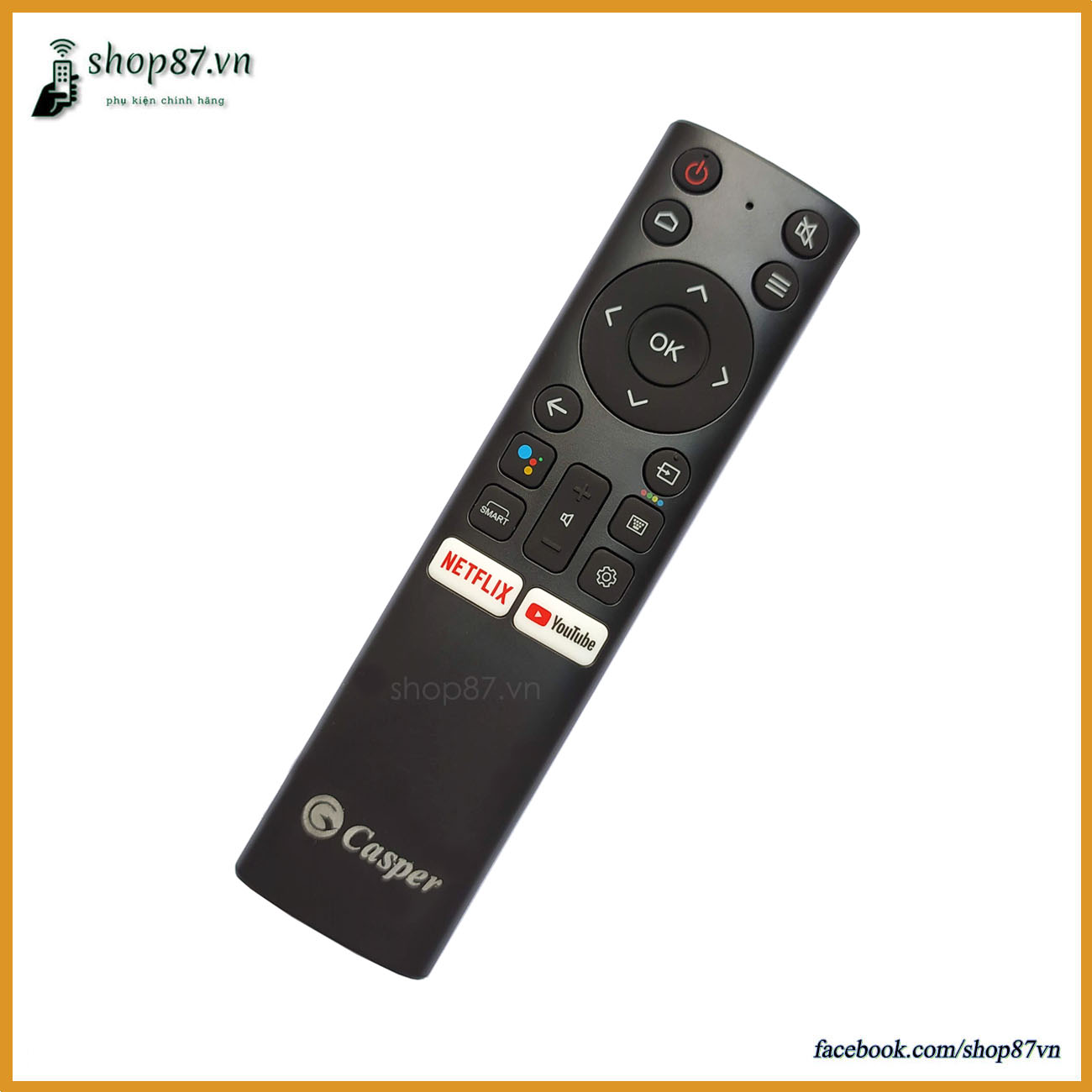 Điều khiển tv Casper giọng nói Remote A1 chính hãng Netflix Shop87 ...