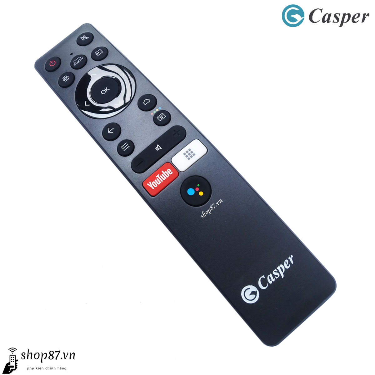 Điều khiển tv Casper tìm kiếm bằng giọng nói chính hãng