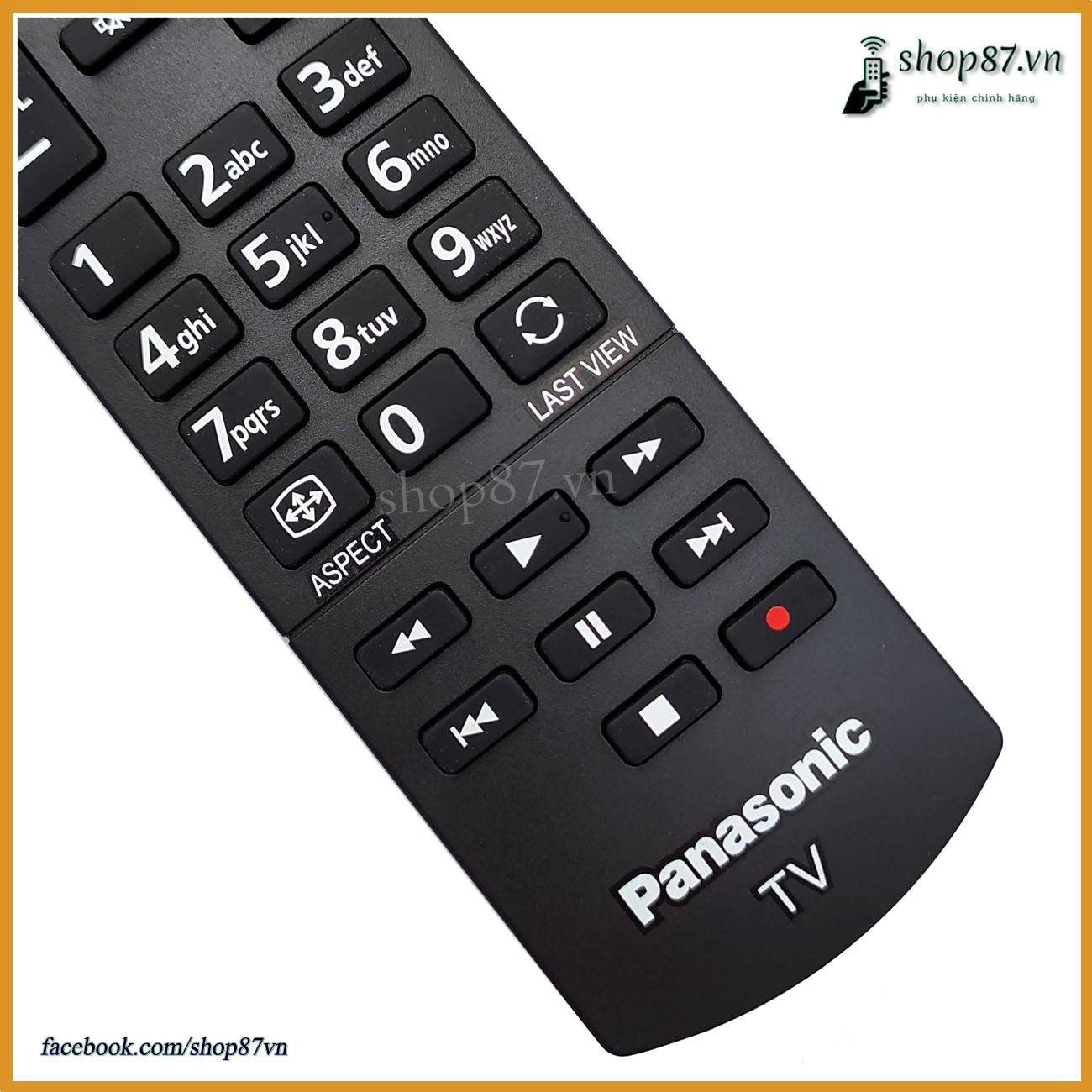 Điều khiển tv Panasonic smart Netflix chính hãng N2QAYB