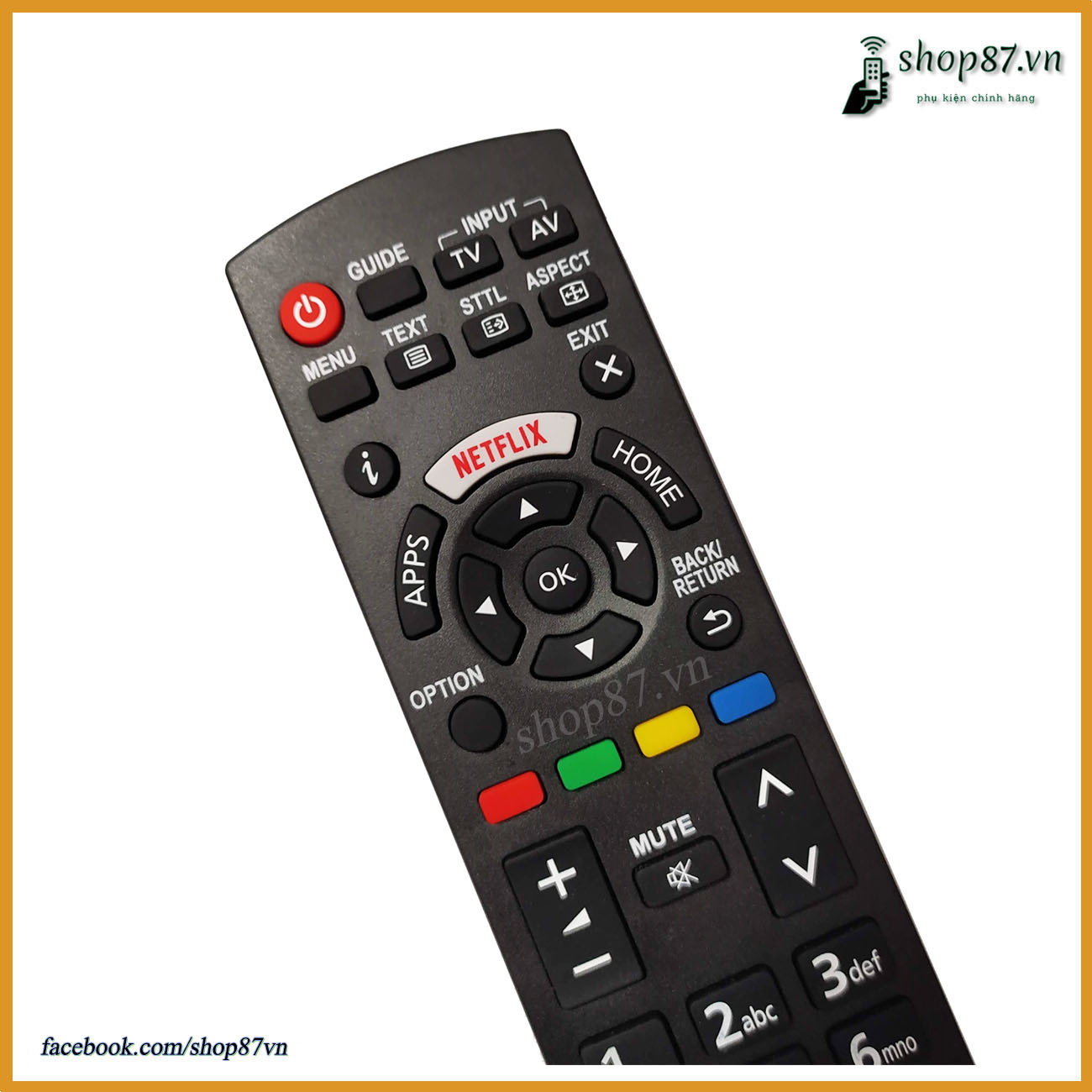 Remote điều khiển TV Panasonic thay thế N2QAYB001008