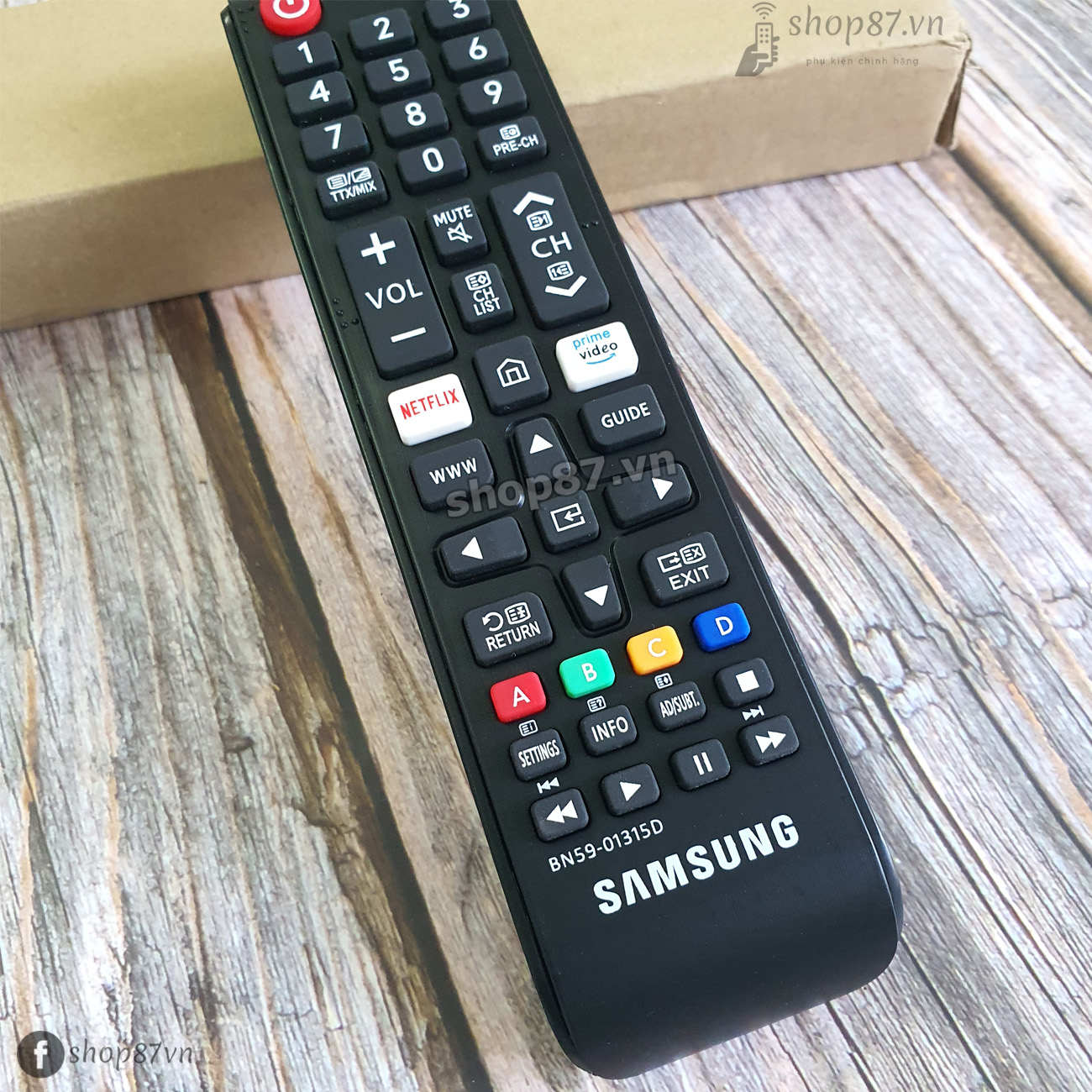 Điều khiển tv Samsung 4K smart BN59-01315D chính hãng