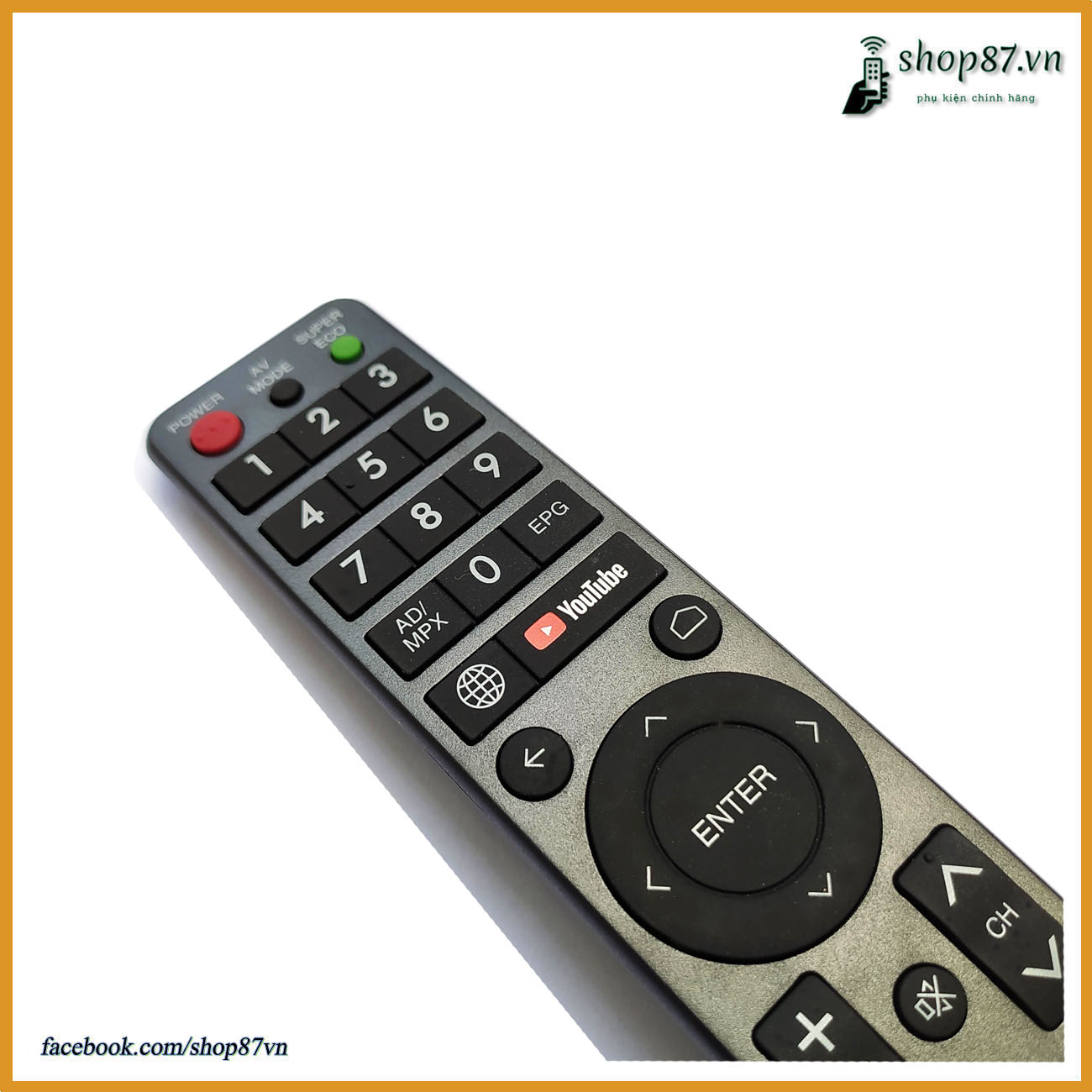 Điều khiển tv Sharp thay thế mã GB326WJSA, GB234WJSA và GB289WJSA không giọng nói