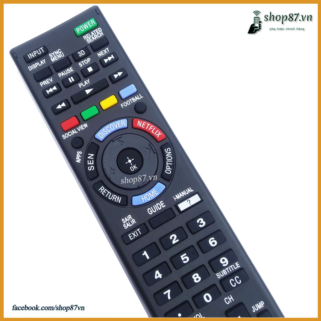 Điều khiển tivi Sony smart RM-YD093 và RM-YD099