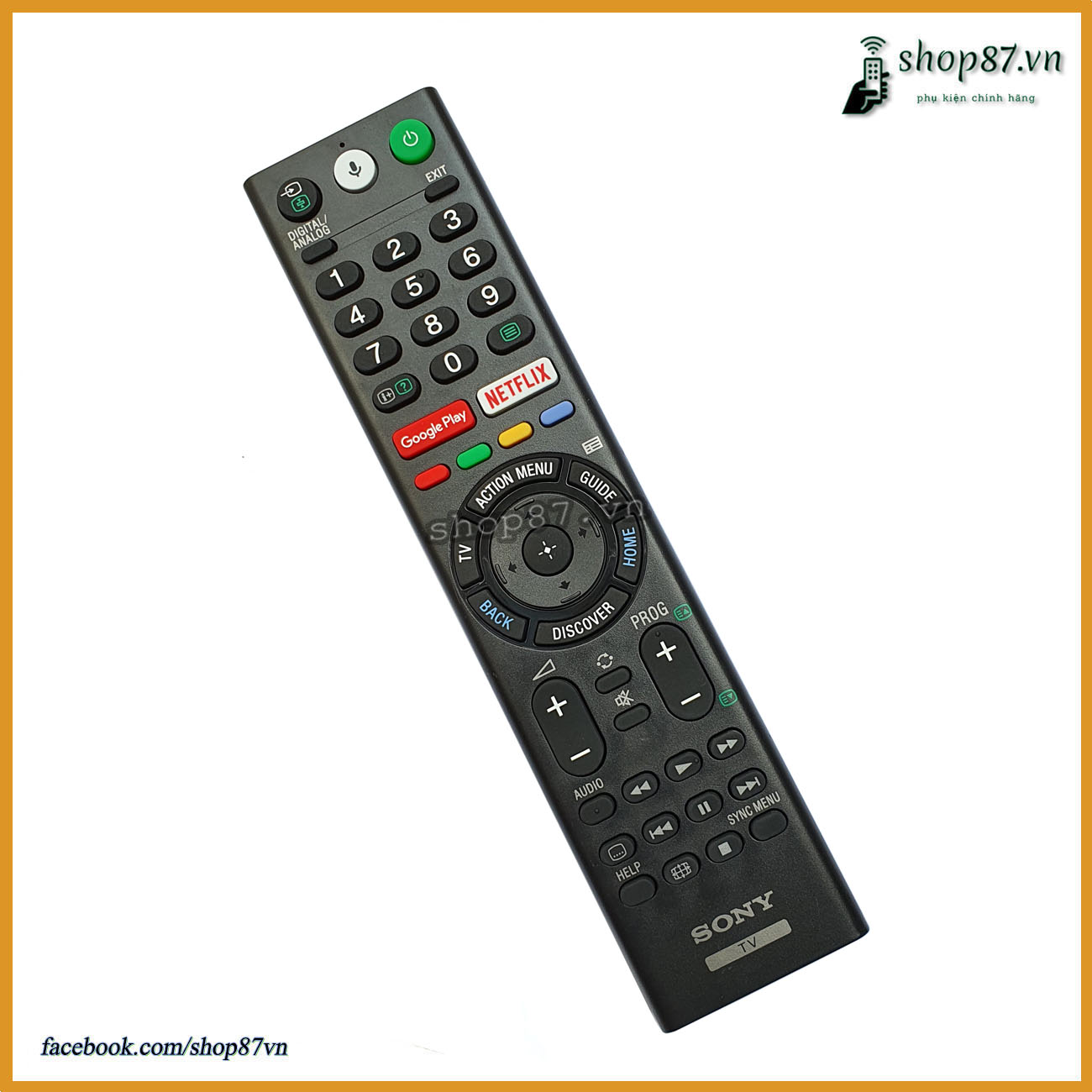 Điều khiển tv Sony thay thế RMF-TX301P không giọng nói