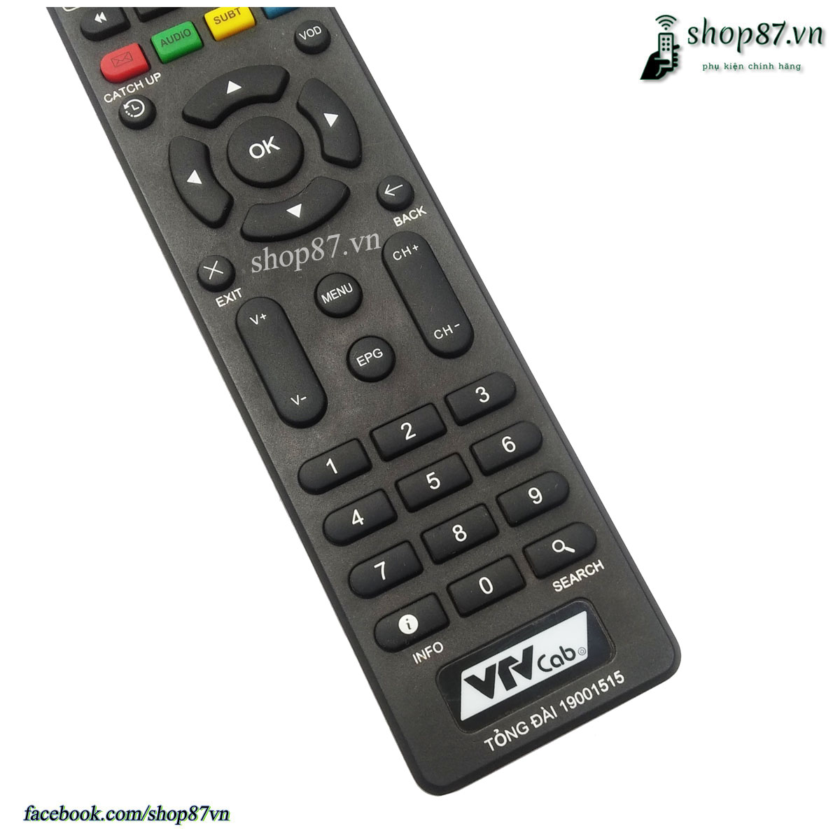 Remote điều khiển đầu thu VTVcab 4K