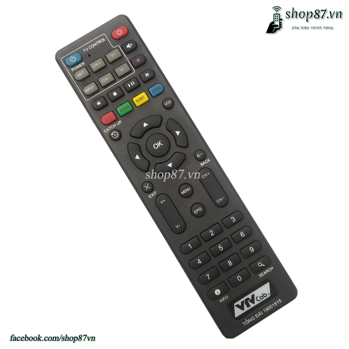 Remote điều khiển đầu thu VTVcab 4K