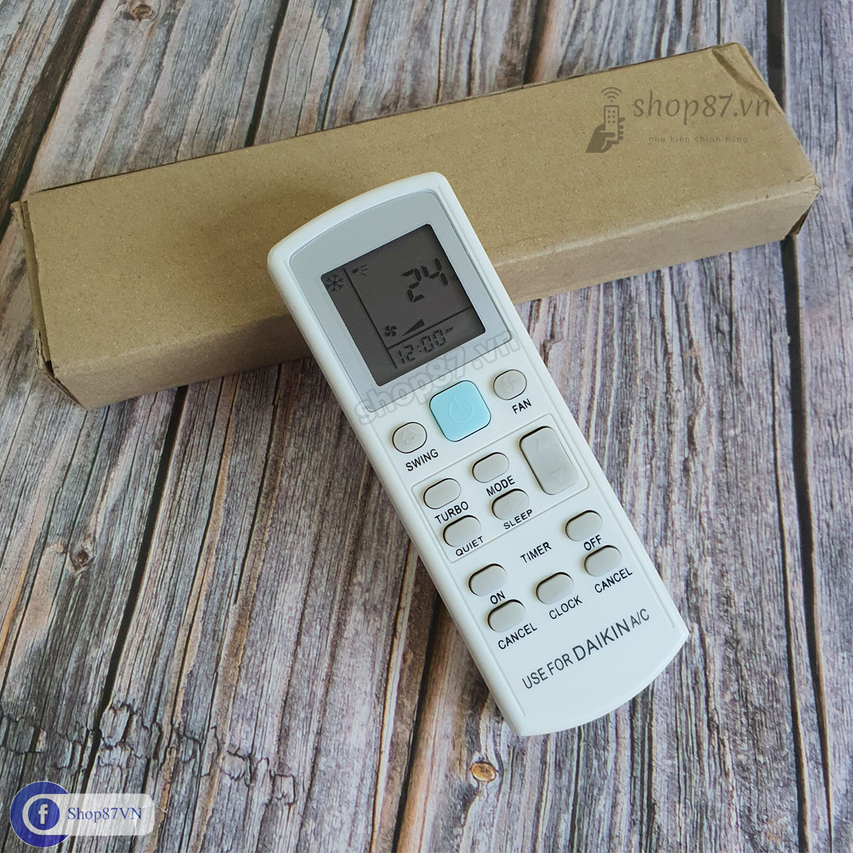 Điều khiển điều hòa Daikin 1 chiều Turbo