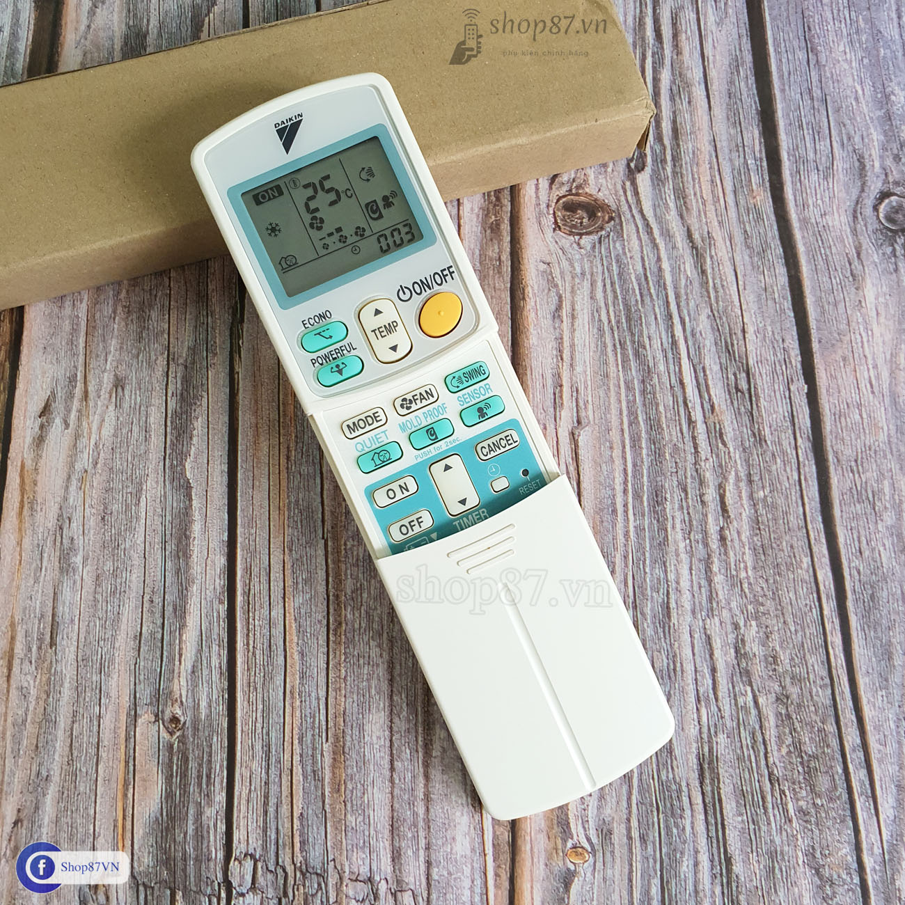 Điều khiển điều hòa Daikin chính hãng ARC433A47 ARC433A55 ARC433A73 ARC433A88