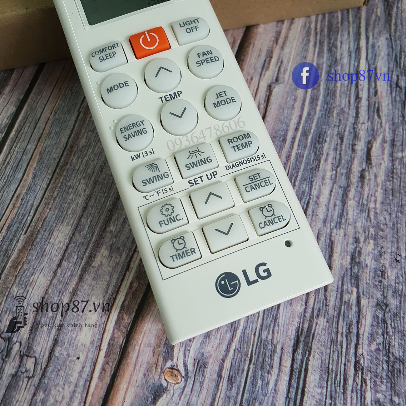 Điều khiển điều hòa LG Dual inverter 2 chiều chính hãng