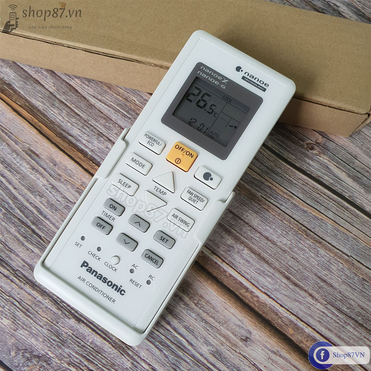 Điều khiển điều hòa Panasonic chính hãng nanoeX nanoe-G 17970