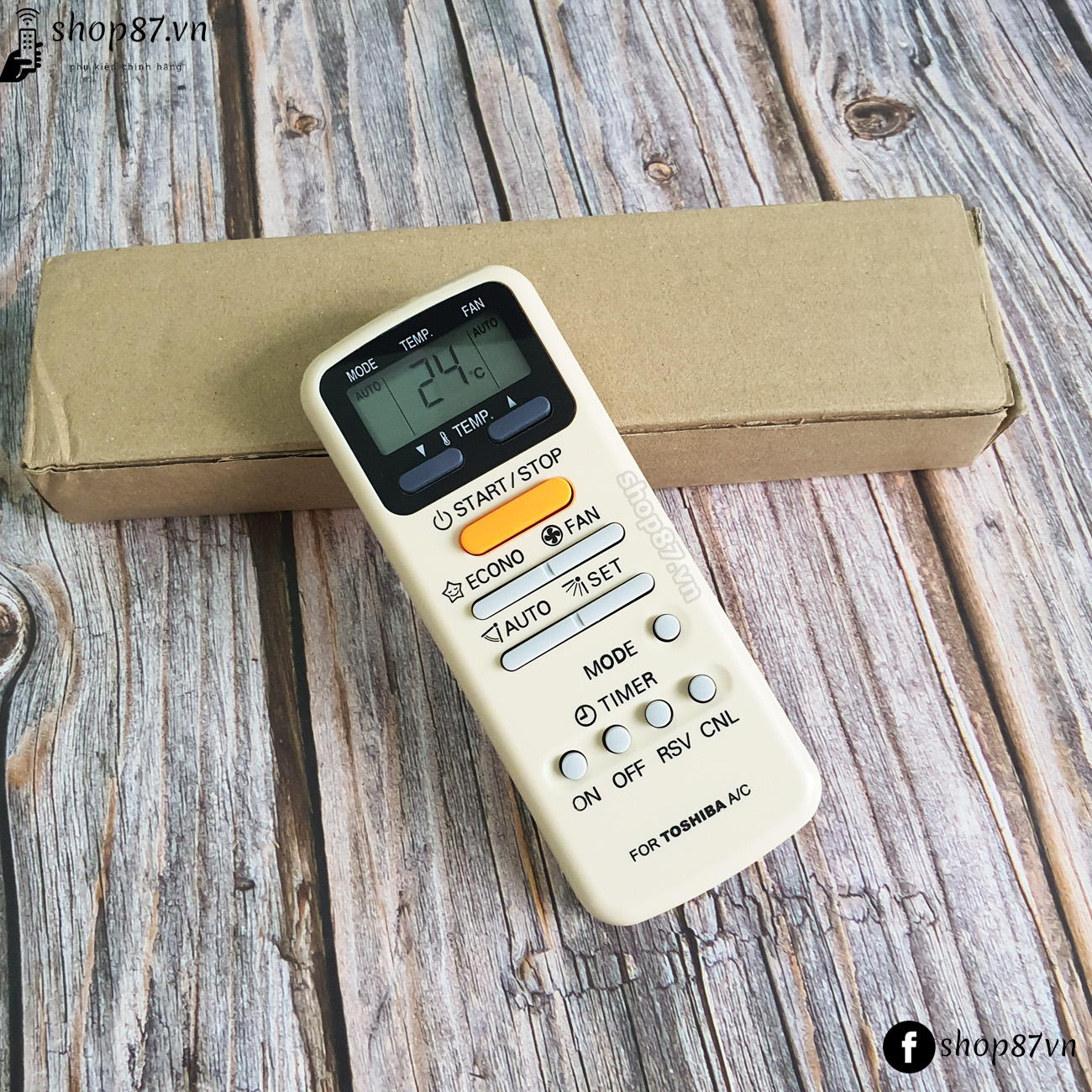 Điều khiển điều hòa Toshiba chính hãng ECONO