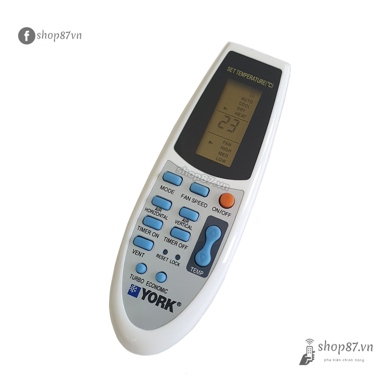 Điều khiển máy lạnh York chính hãng 2 chiều