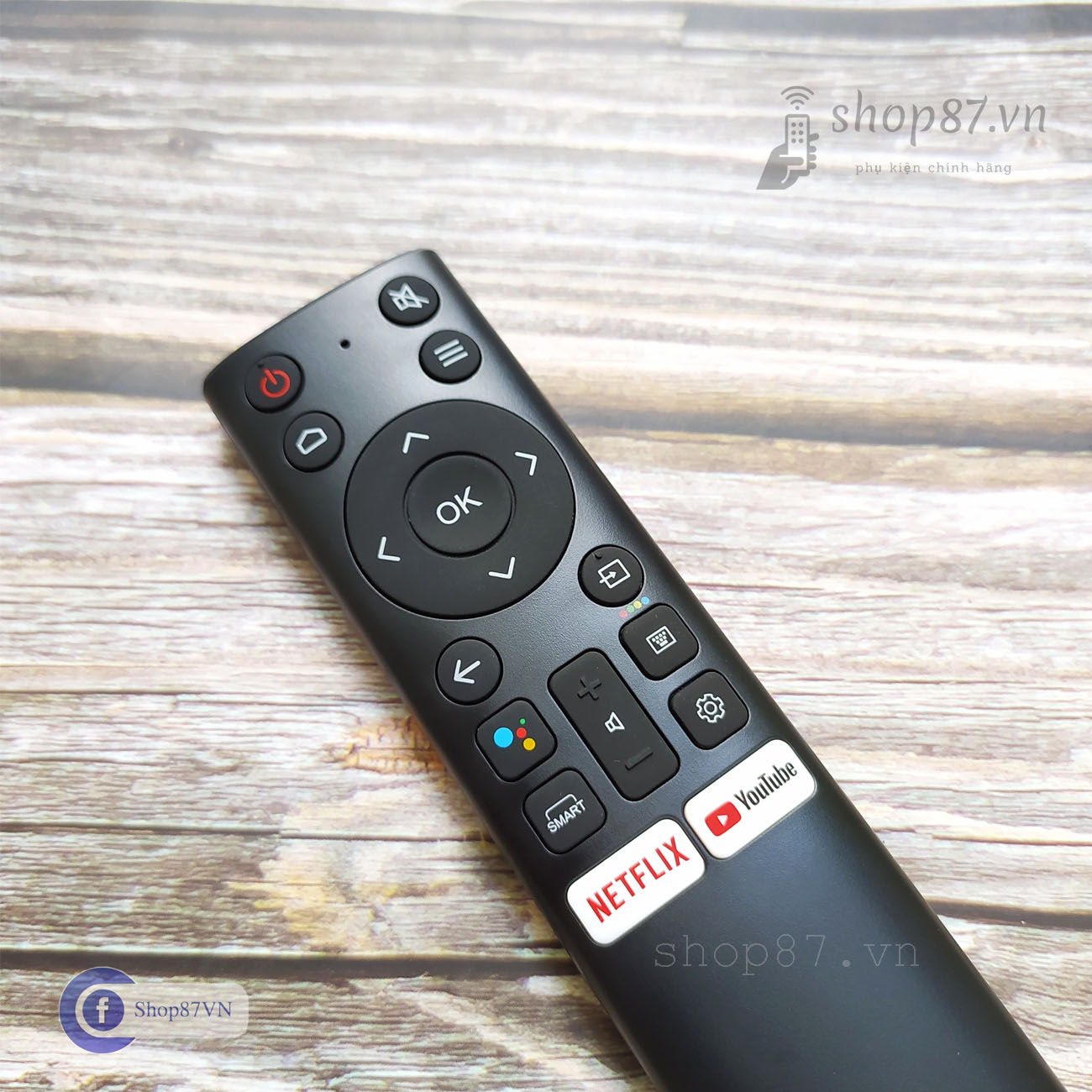 Điều khiển tv Casper giọng nói Remote A1 chính hãng Netflix