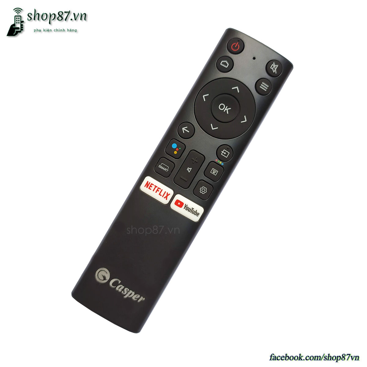 Điều khiển tv Casper giọng nói Remote A1 chính hãng Netflix
