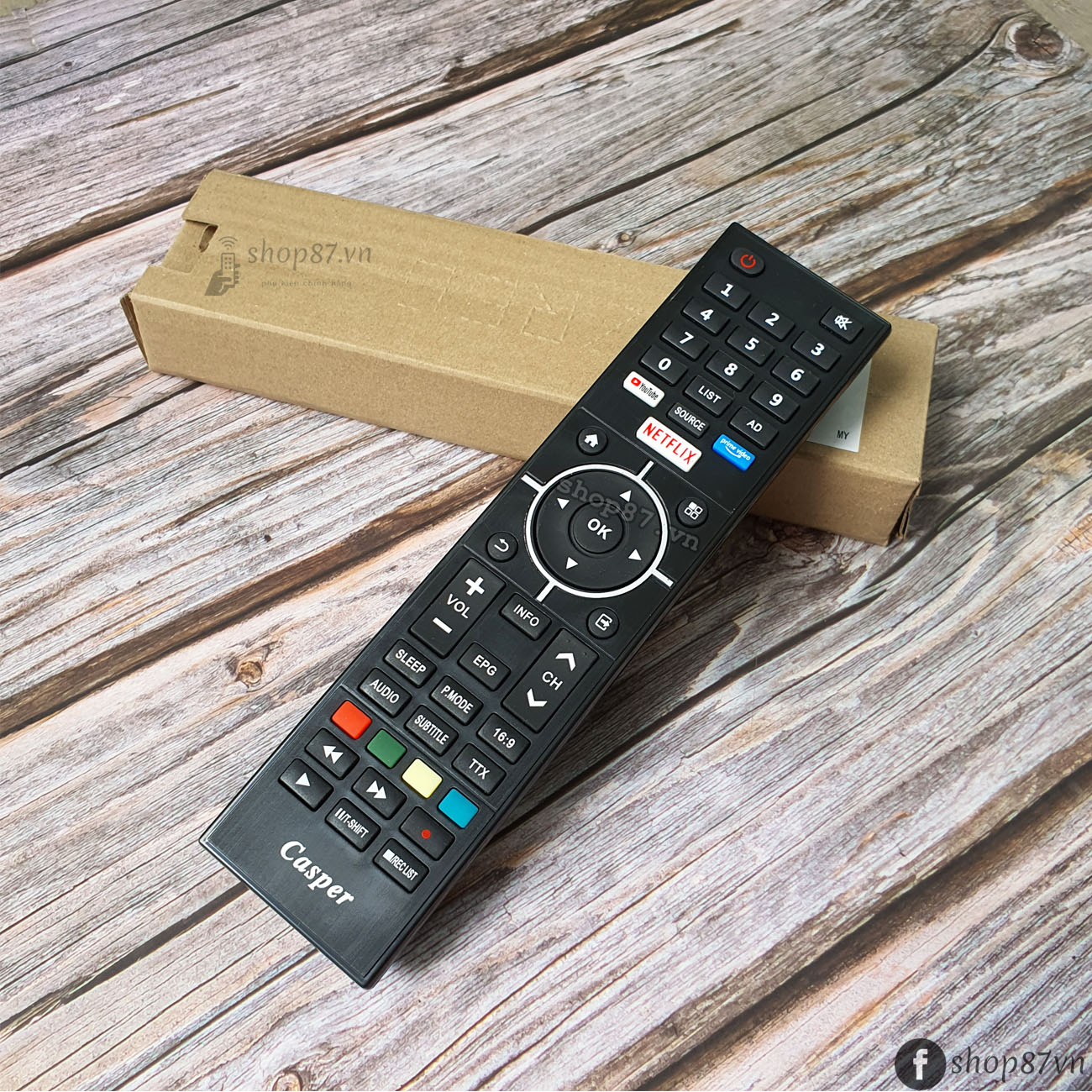 Điều khiển tv Casper Smart Netflix