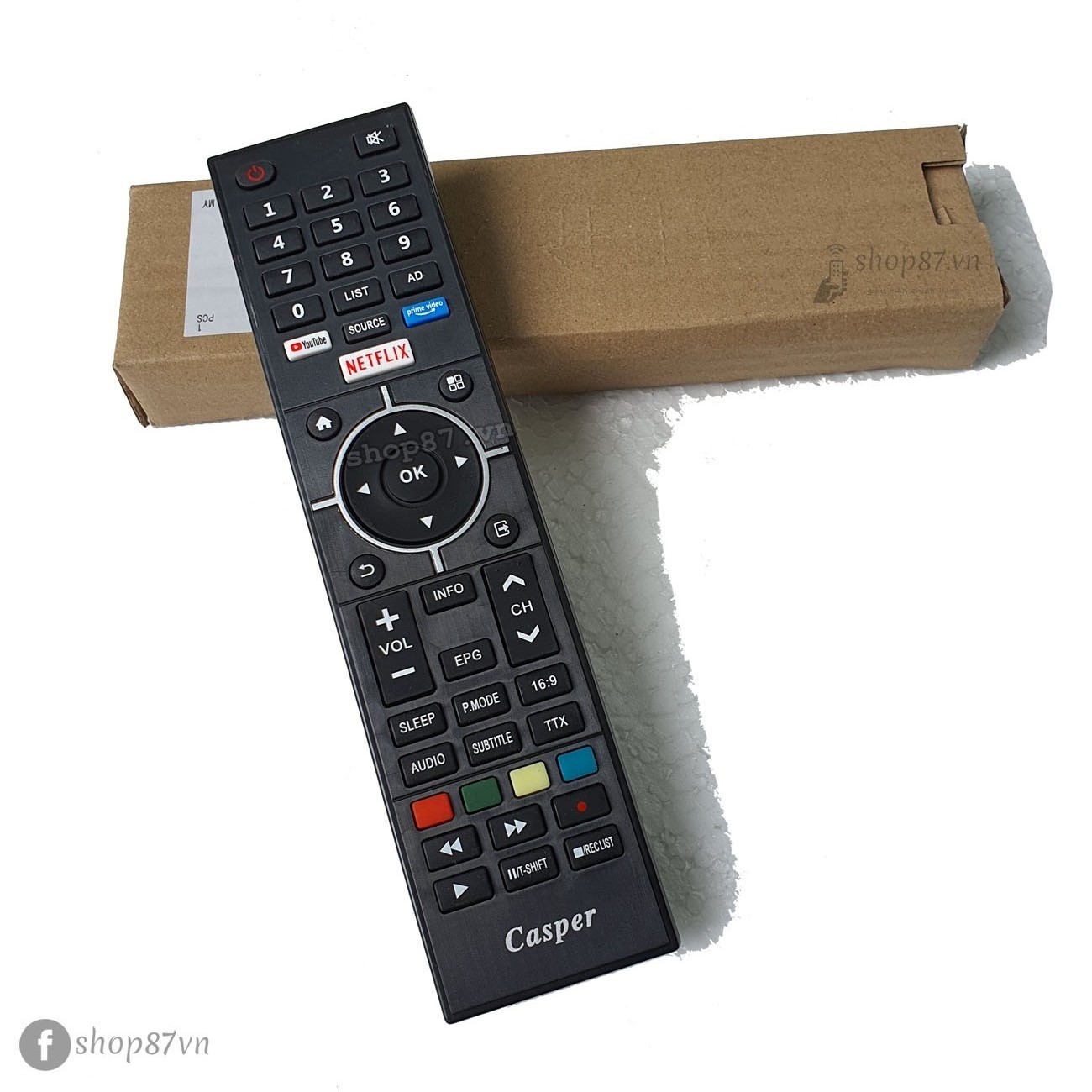 Điều khiển tv Casper Smart Netflix