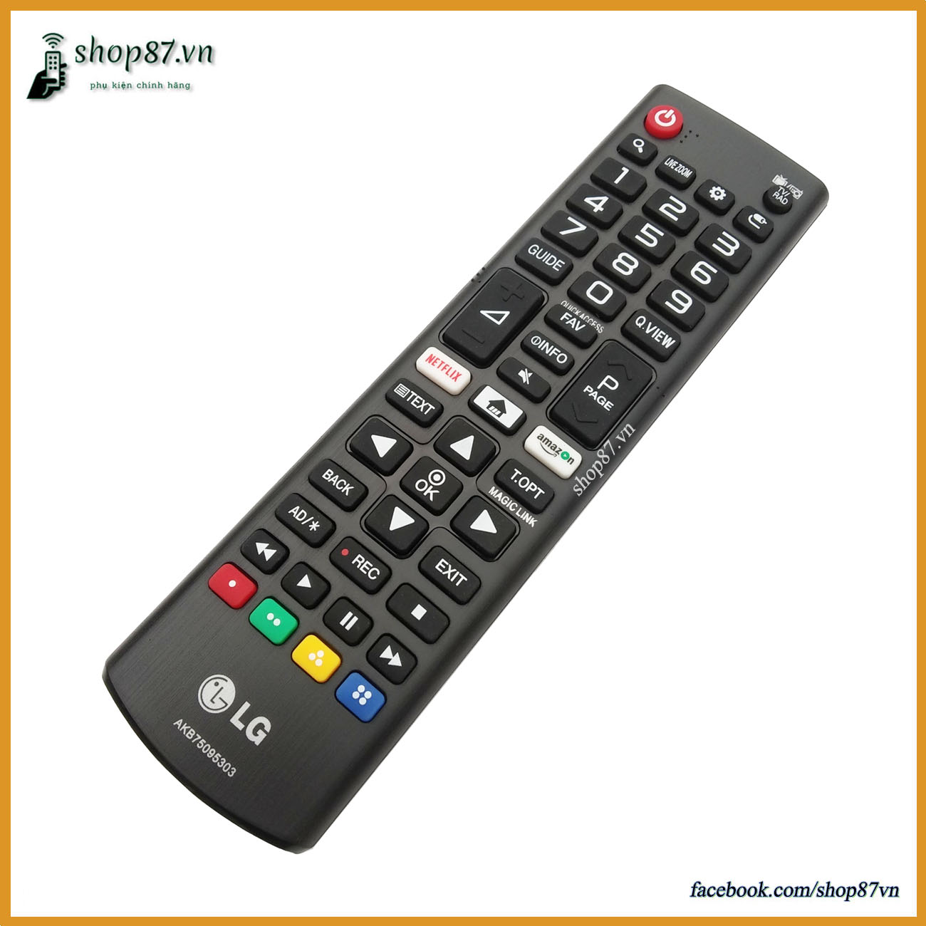 Điều khiển tv LG chính hãng đa chức năng AKB