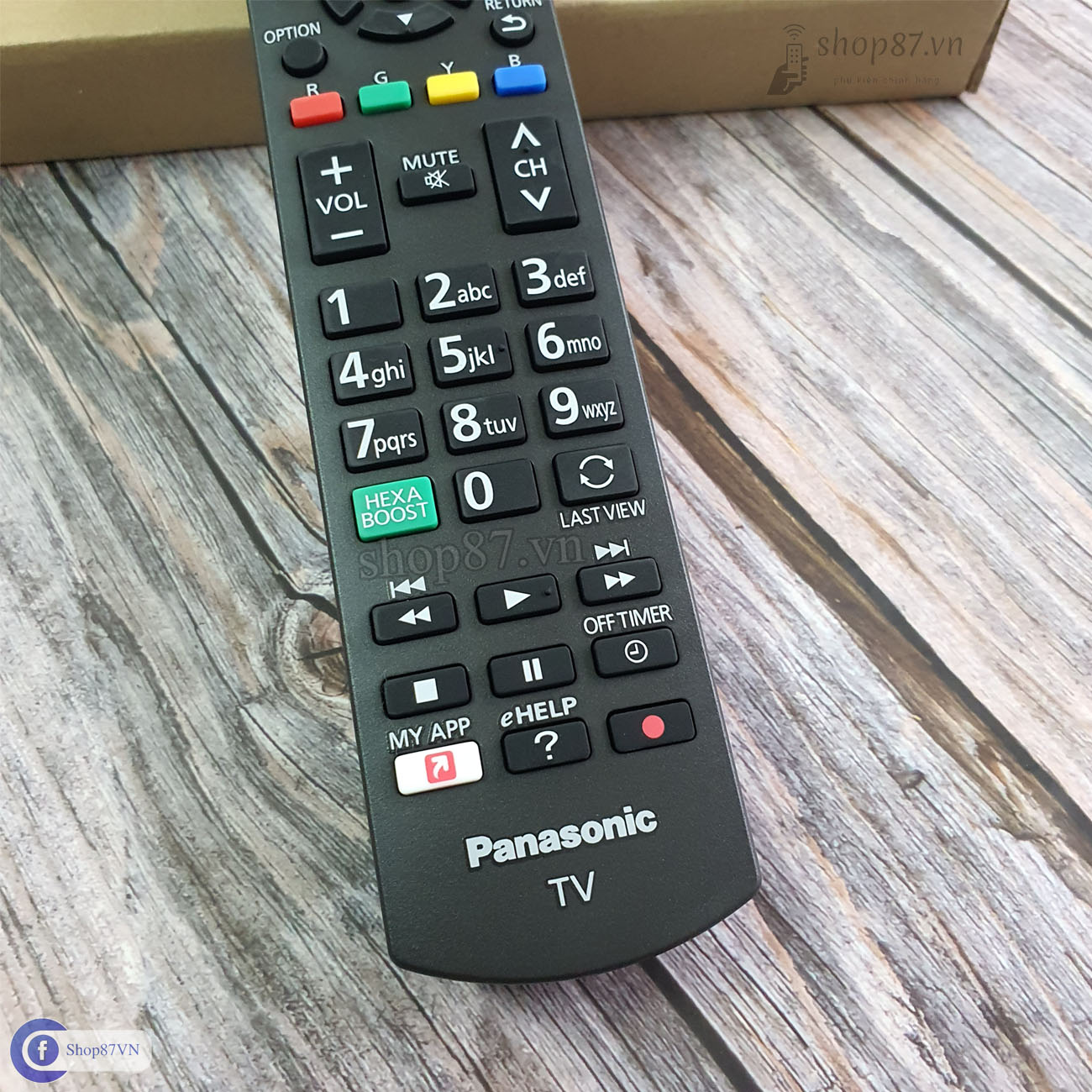 Điều khiển tv Panasonic smart Netflix chính hãng N2QAYB