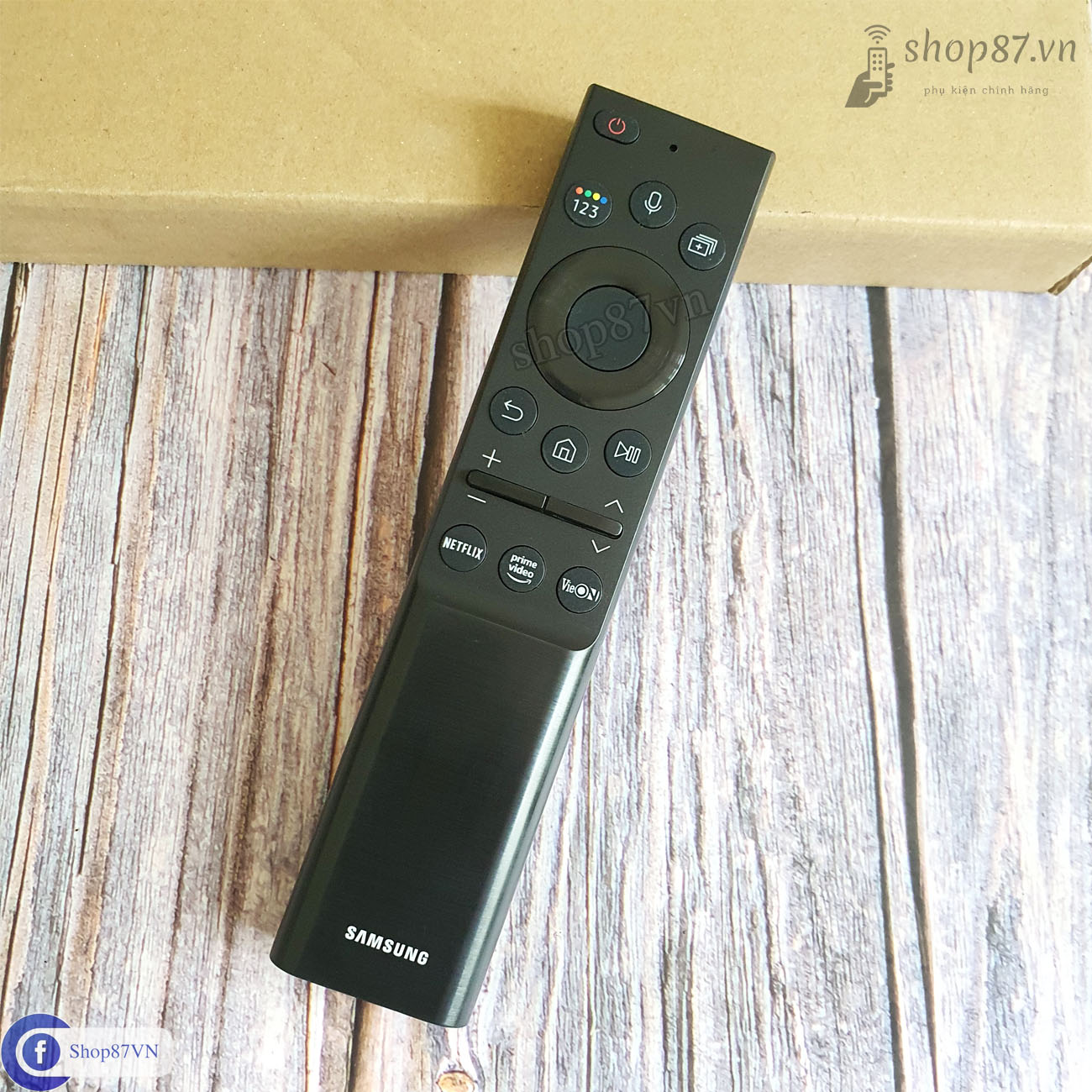 Điều khiển tv Samsung giọng nói chính hãng BN59-01350G dùng pin